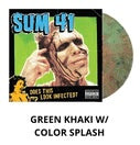 Sum 41 - Does This Look Infected? (Record Store Day Black Friday Canada exclusive Green Khaki with Color Splash vinyl)