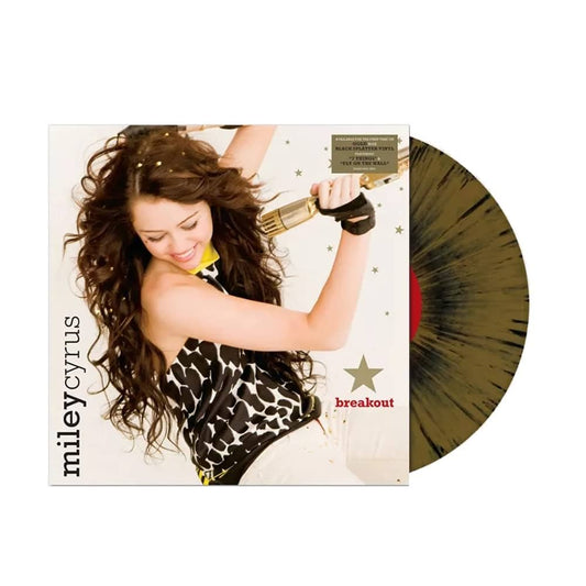 Miley Cyrus - Breakout (Urban Outfitters exclusive gold with black splatter vinyl)