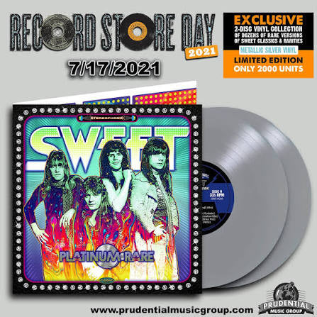 The Sweet - Platinum Rare (Record Store Day exclusive silver vinyl)