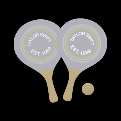 Taylor Swift Just A Summer thing Ping Pong Paddle and Ball Set