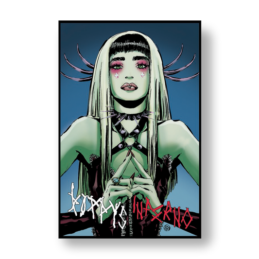 Poppy’s Inferno Graphic Novel, Blue Variant (Hardcover)