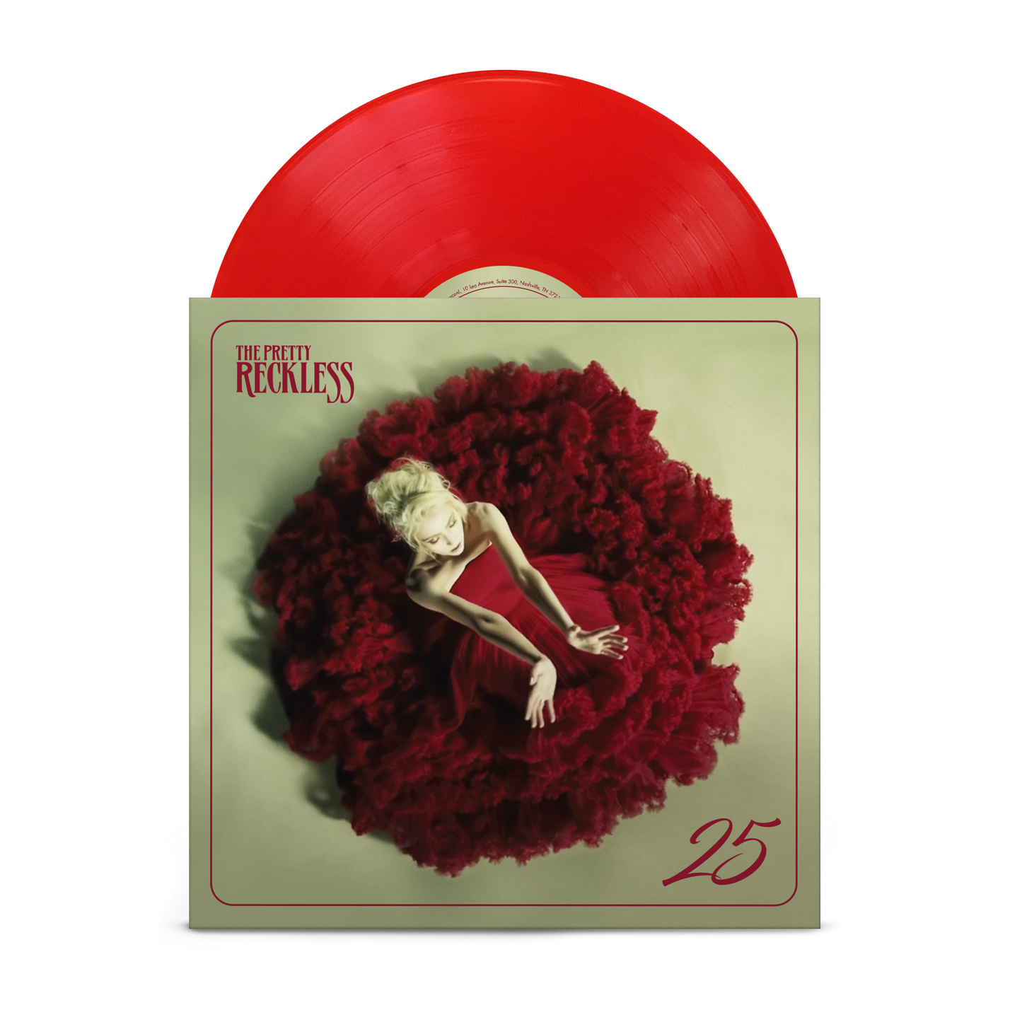 The Pretty Reckless - 25 (webstore exclusive translucent red 7” vinyl)