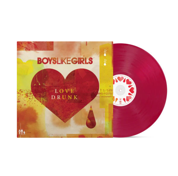 Boys Like Girls - Love Drunk (webstore exclusive Magenta red vinyl)