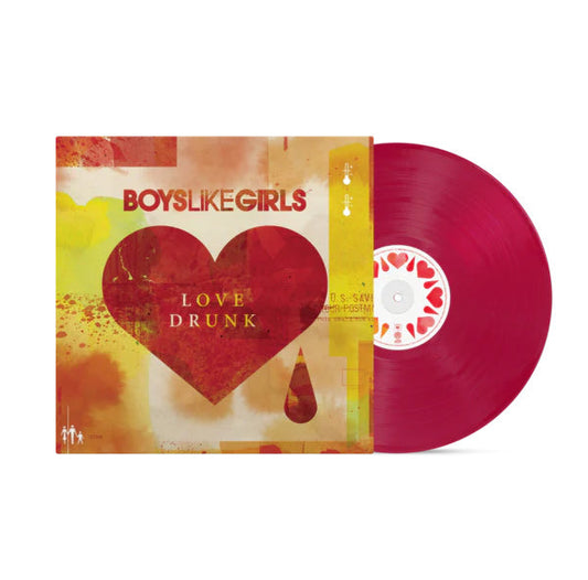 Boys Like Girls - Love Drunk (webstore exclusive Magenta red vinyl)