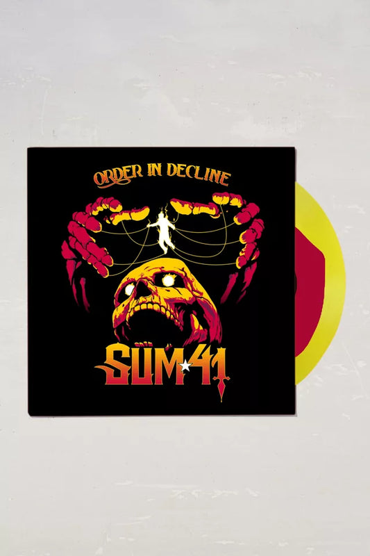 Sum 41 - Order In Decline (Urban Outfitters exclusive red inside yellow vinyl)