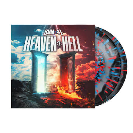 Sum 41 - Heaven :x: Hell (Brooklyn Vegan/ Alternative Press/Revolver exclusive black and grey smush with red and blue splatter vinyl)
