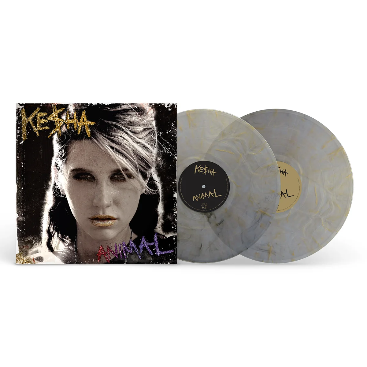 Kesha - Animal (Webstore exclusive clear with gold and black swirl vinyl)