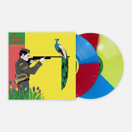 fun. - Aim And Ignite (Vinyl Me Please exclusive yellow/red/blue tri-color vinyl)