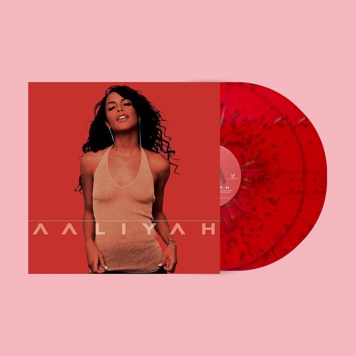 Aaliyah - Aaliyah (D2C/Blackground exclusive red translucent with gold splatter vinyl)