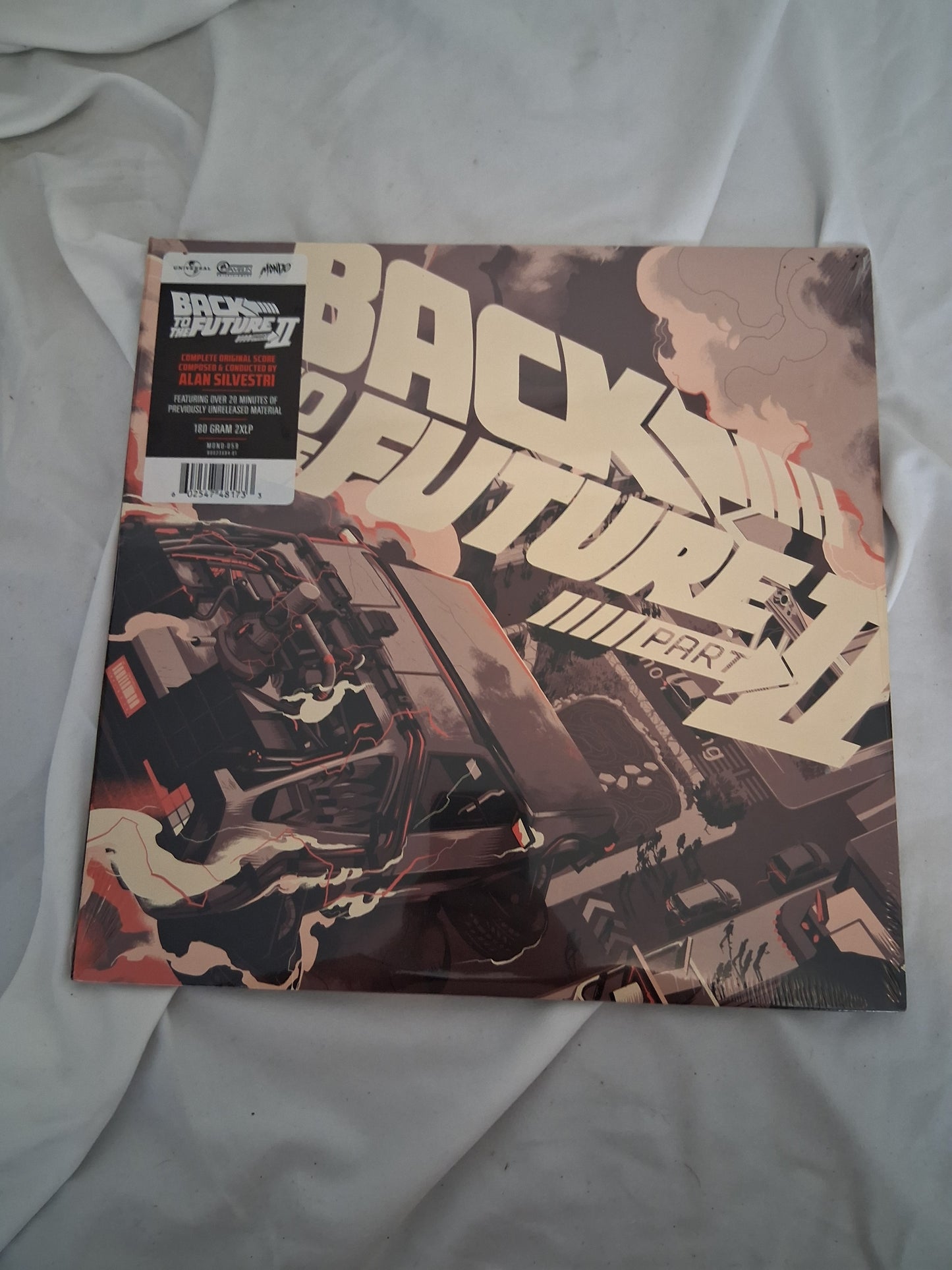 Back To The Future II - Complete Original Score (Mondo exclusive clear with electric blue splatter vinyl)