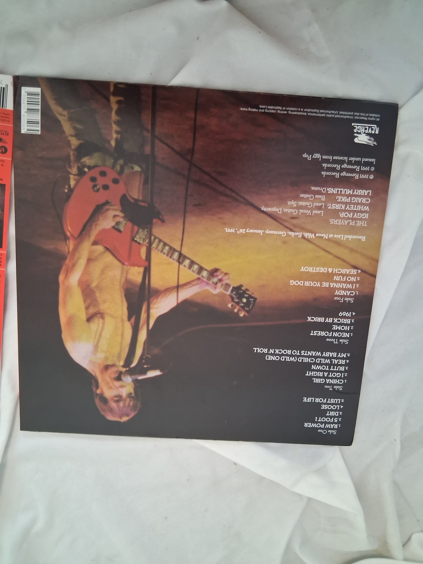 Iggy Pop - Berlin 91 (Record Store Day exclusive amber and clear vinyl)