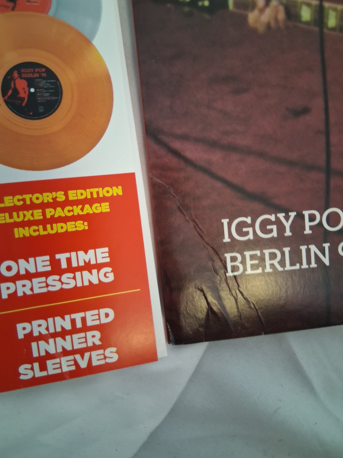 Iggy Pop - Berlin 91 (Record Store Day exclusive amber and clear vinyl)