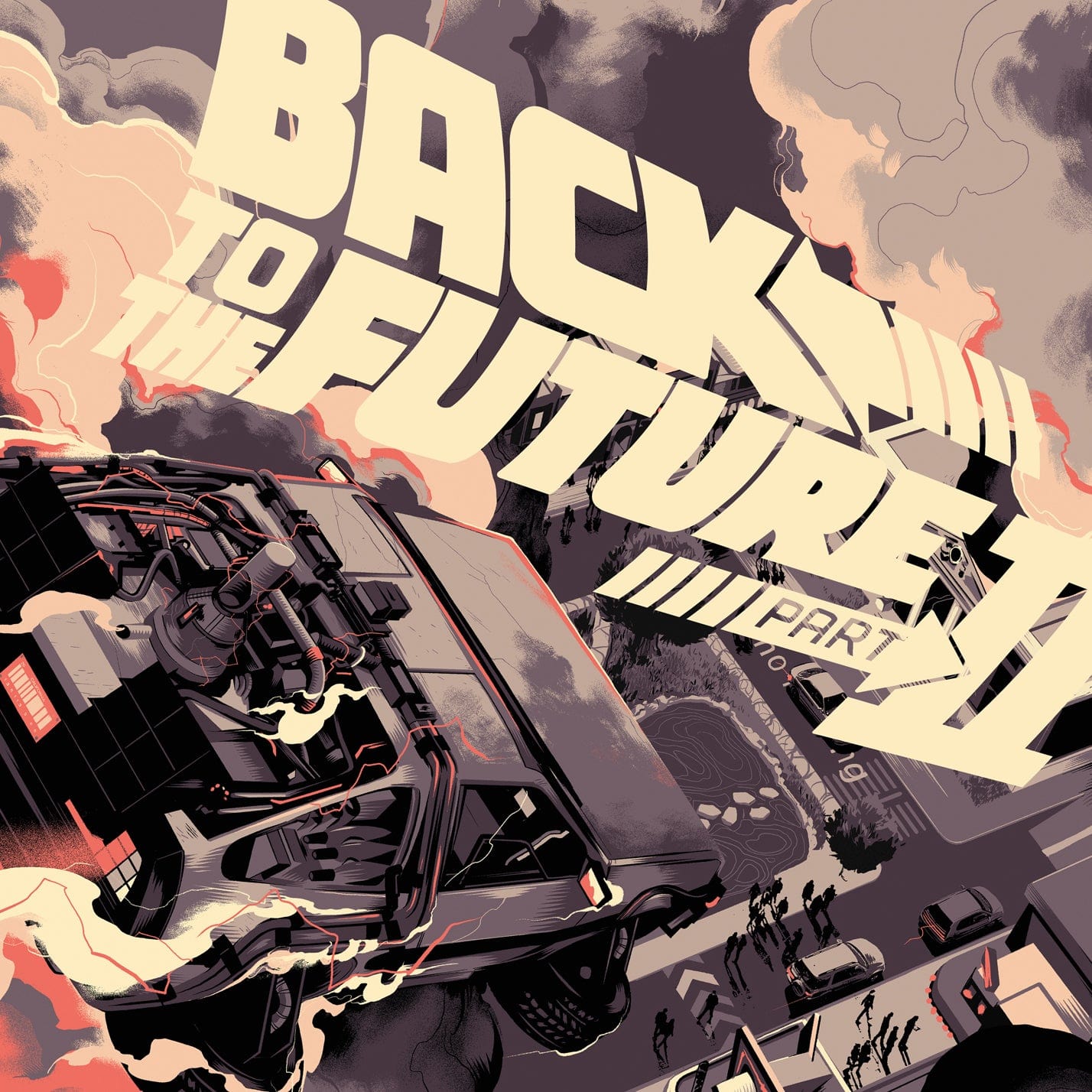 Back To The Future II - Complete Original Score (Mondo exclusive clear with electric blue splatter vinyl)