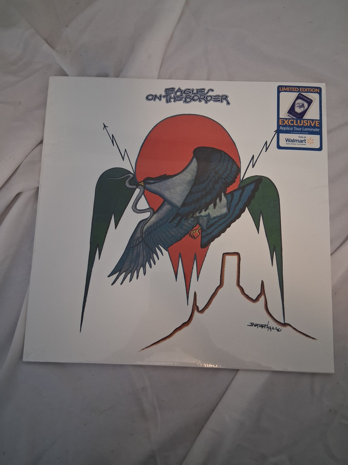 The Eagles - On The Border (Walmart exclusive vinyl with replica tour laminate)
