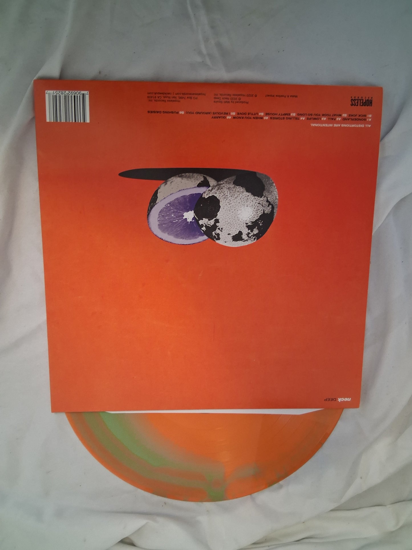 Neck Deep  - All Distortions Are Intentional (Newbury Comics exclusive orange and green swirl vinyl)