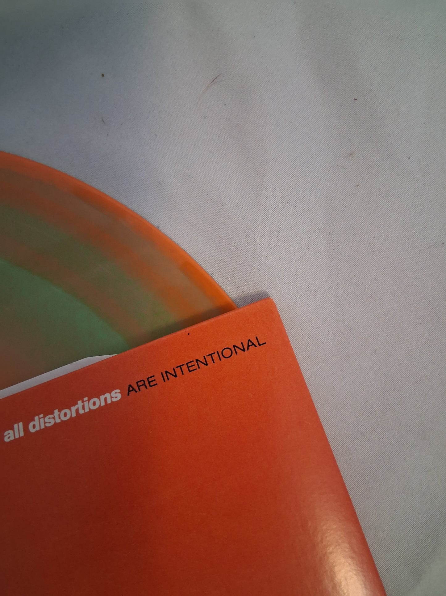 Neck Deep  - All Distortions Are Intentional (Newbury Comics exclusive orange and green swirl vinyl)