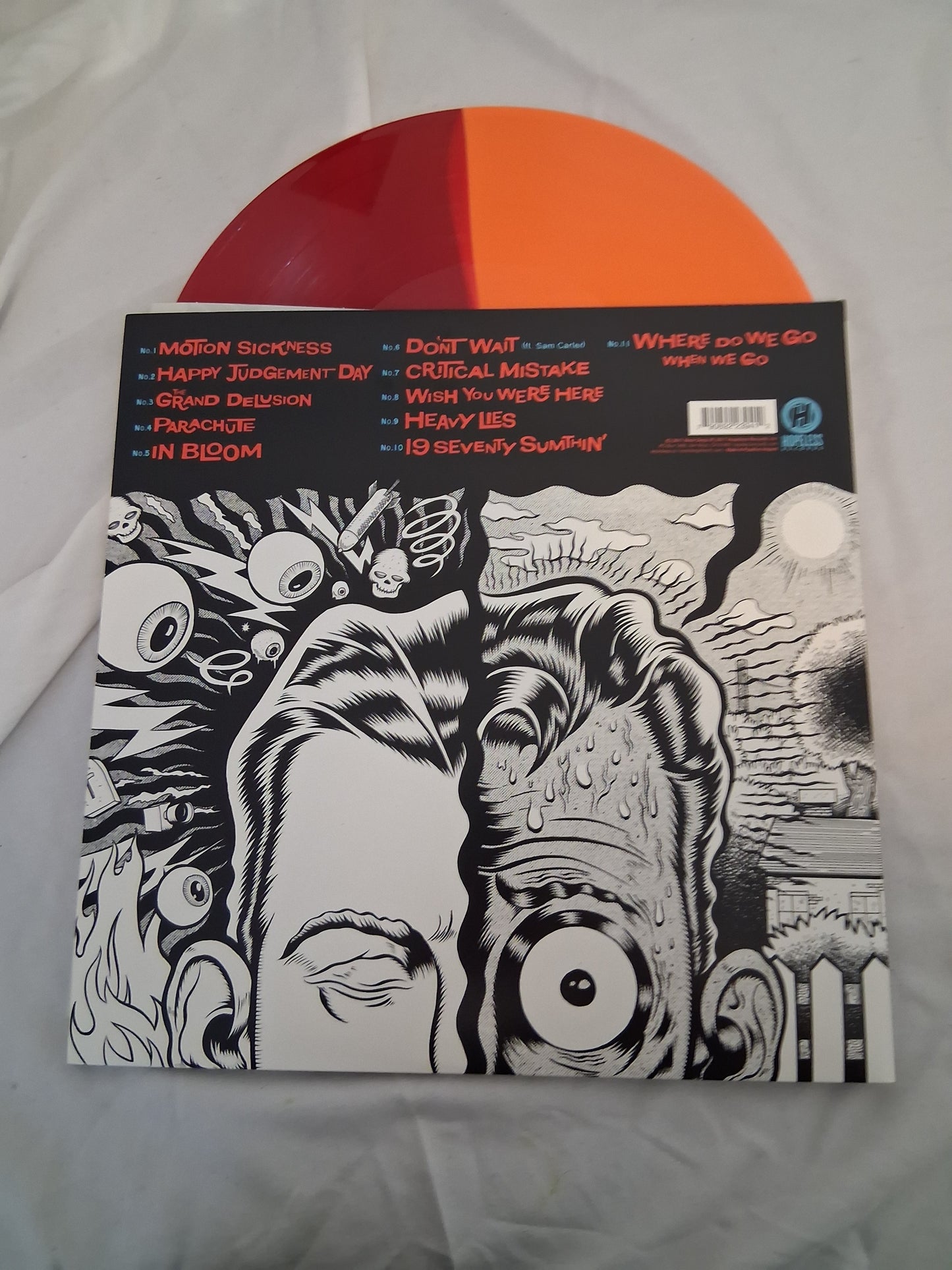Neck Deep - The Peace And The Panic (Newbury Comics exclusive orange and red split vinyl)