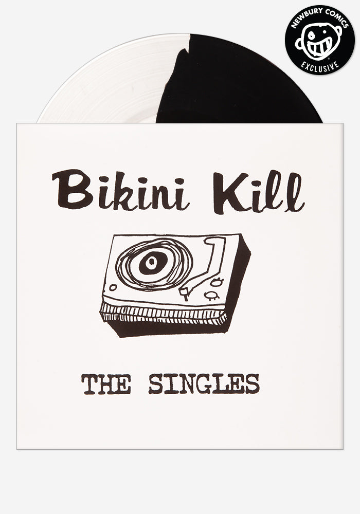 Bikini Kill - The Singles (Newbury comics exclusive clear and black split vinyl)
