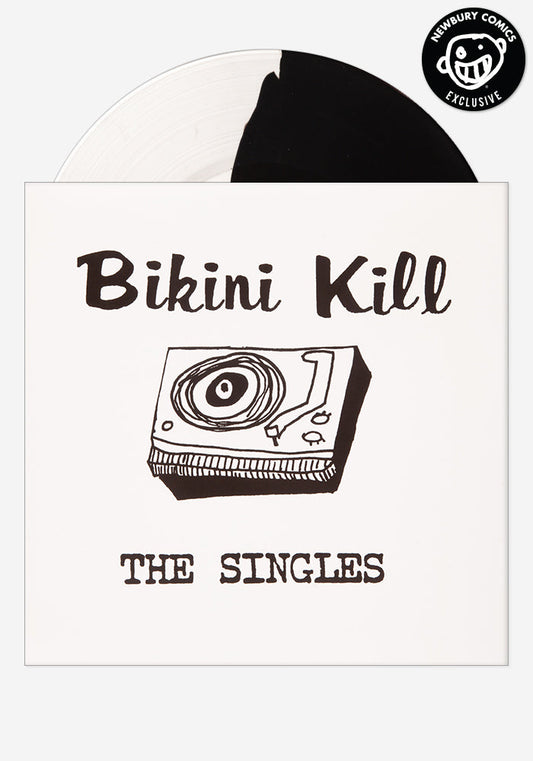 Bikini Kill - The Singles (Newbury comics exclusive clear and black split vinyl)