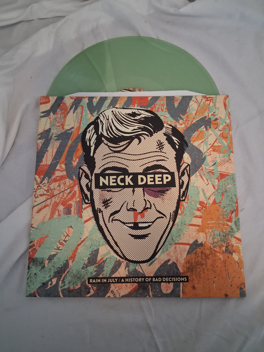 Neck Deep - Rain In July / A History Of Bad Decisions (exclusive coke bottle clear vinyl)